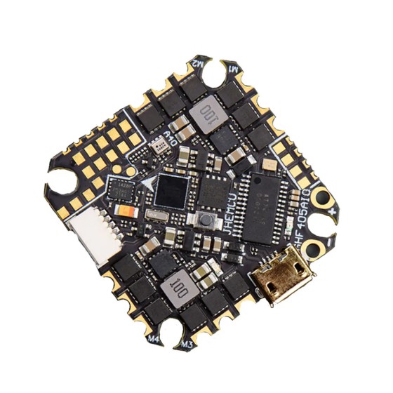 Gran oferta JHEMCU Betaflight F405 Osd controlador de vuelo con 40A Esc Pwm Dshot600 2-6S Ghf405Aio-Hd para palillo de dientes Rc Racing Drone